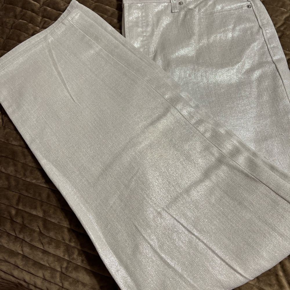Old Navy Women's Metallic Flare Pants